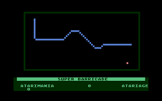 Super Barricade atari screenshot
